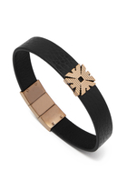 Essential Bracelet, Stainless Steel & Leather